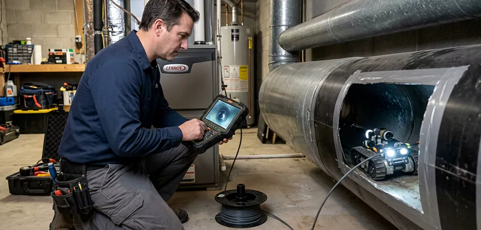 Robotic Duct Inspection in Middletown, NJ