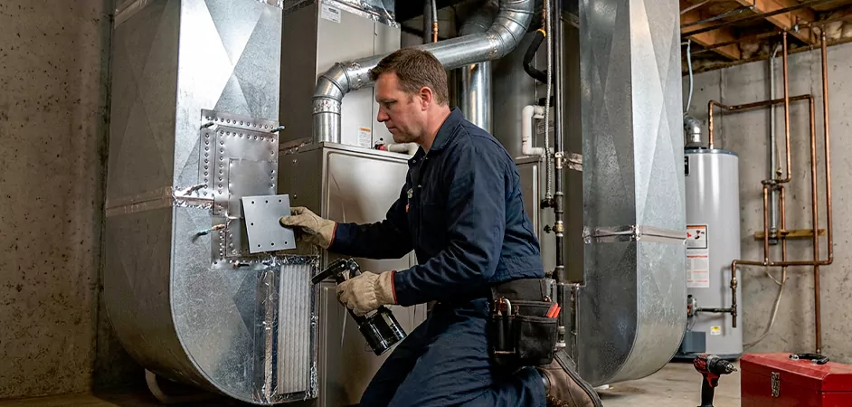 Supply and Return Plenum Repair in Middletown