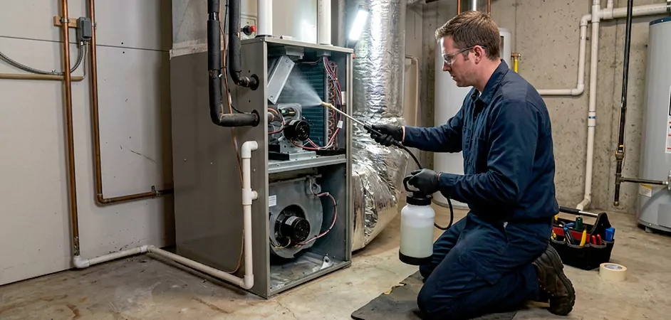 Air Handler Antimicrobial Treatment in Middletown