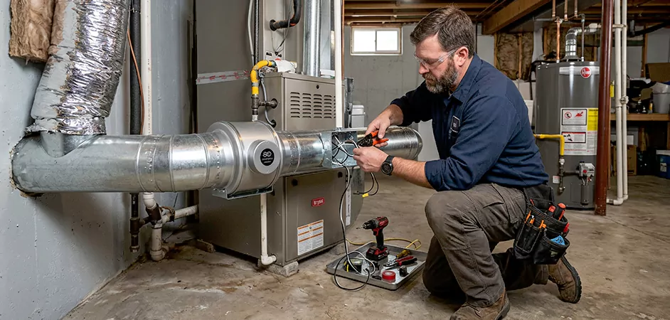 Booster Fan Installation in Middletown