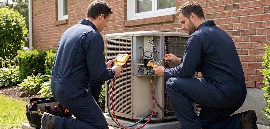 Heat Pump Inspection in Middletown